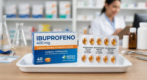 Ibuprofeno 400 mg en caja