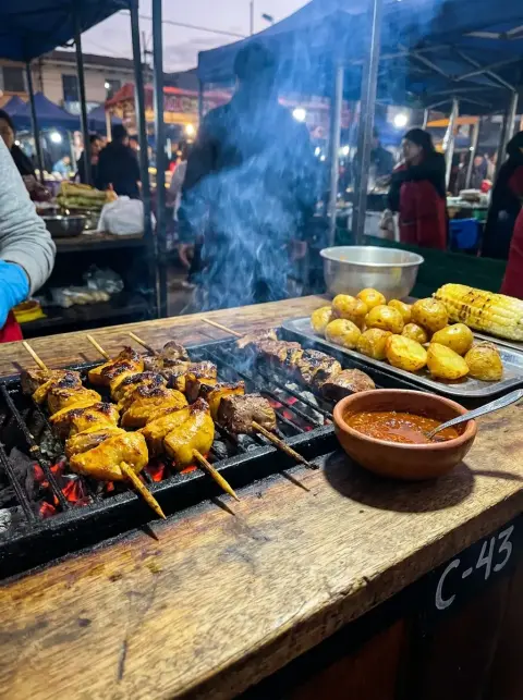 Anticuchos de corazón