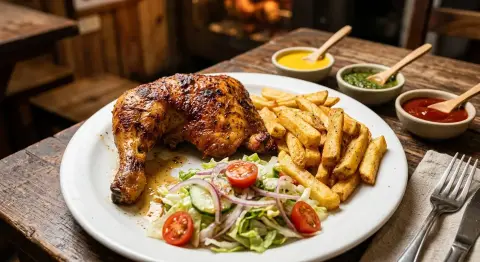 Cuarto de Pollo a la Brasa (mín. 40 platos)