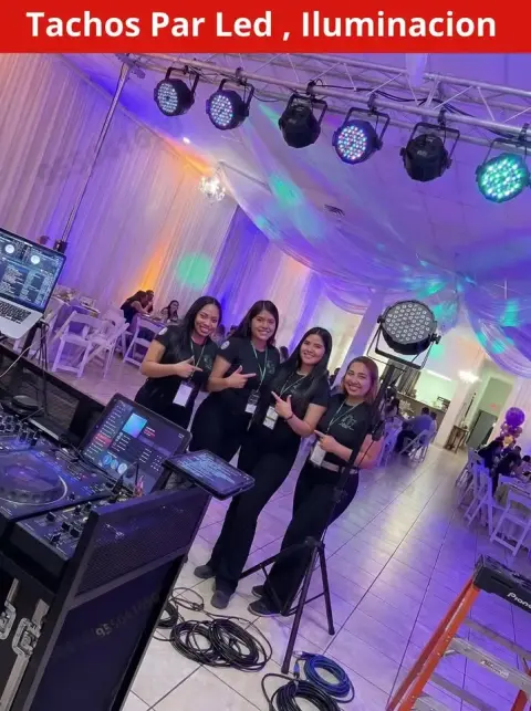 Alquiler de tachos par led para eventos en Trujillo