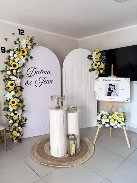 Decoración de boda, matrimonio civil y pedida de mano en Trujillo