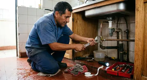 Reparación de fugas de agua en tuberías en Trujillo