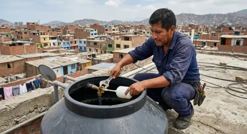 Reparación de flotante de tanque de agua que rebalsa en Trujillo