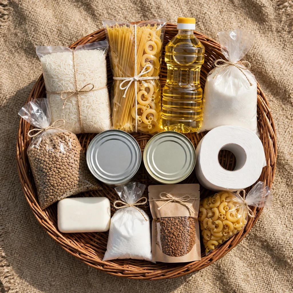 Abarrotes y productos de primera necesidad