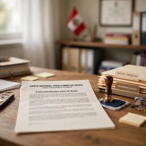 Carta notarial para cobro de deuda