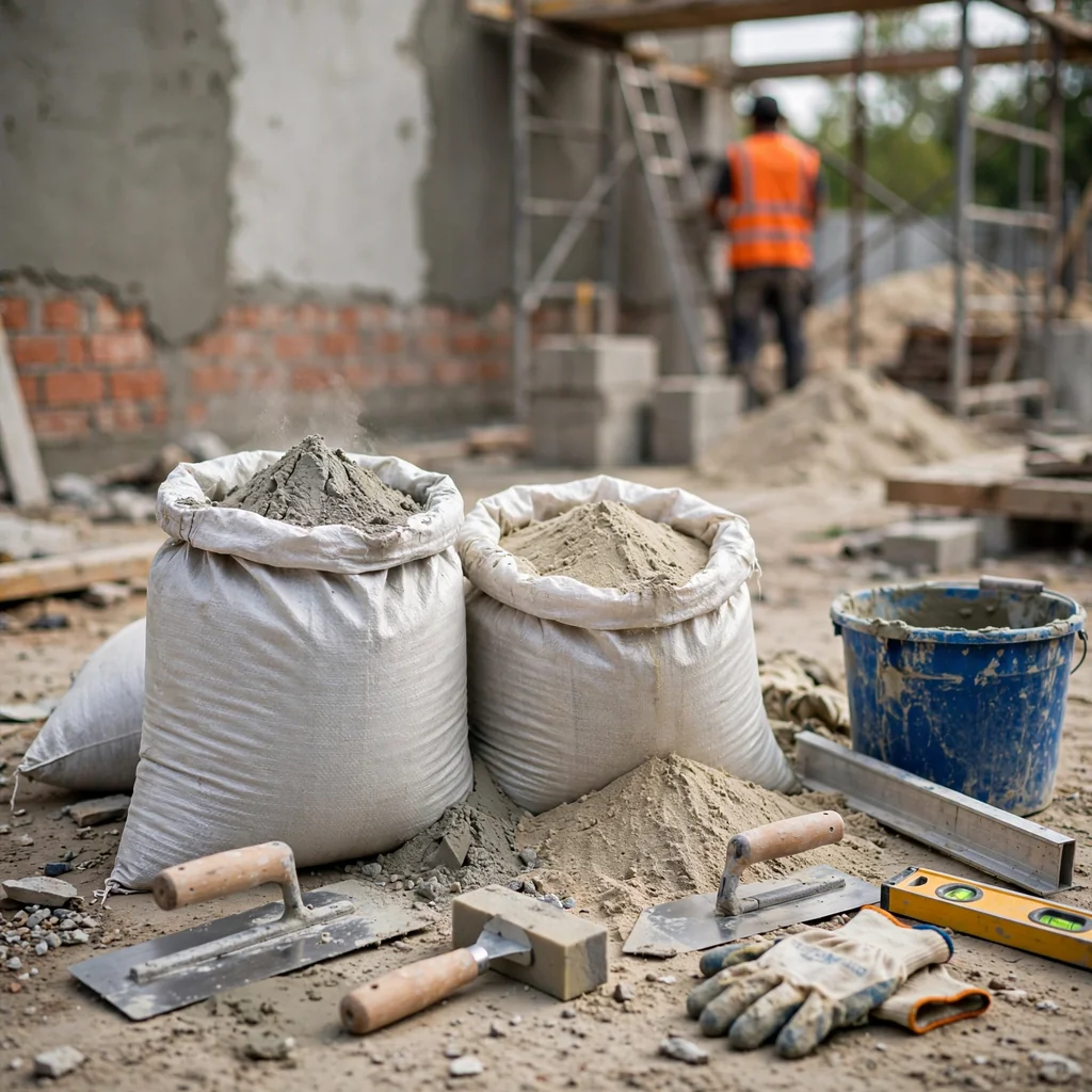 Kit de material de construcción para tarrajeo