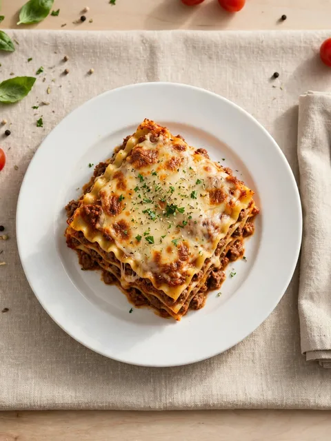 Lasaña de carne