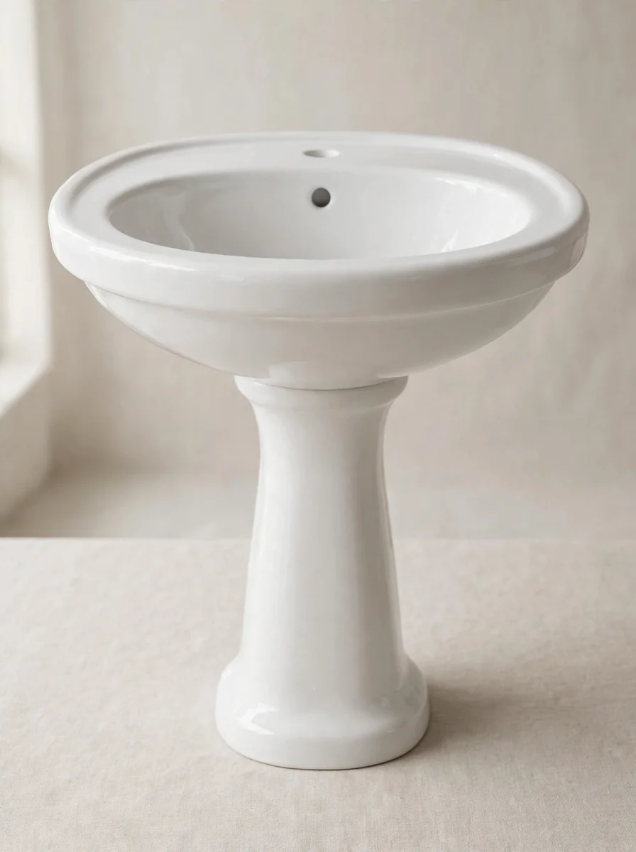 Lavatorios cerámicos con pedestal