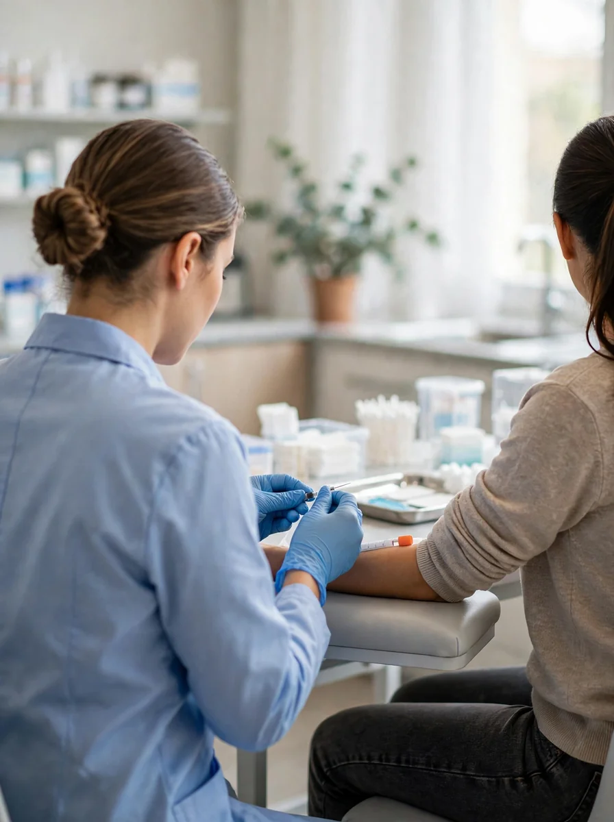 Exámenes de laboratorio para la mujer