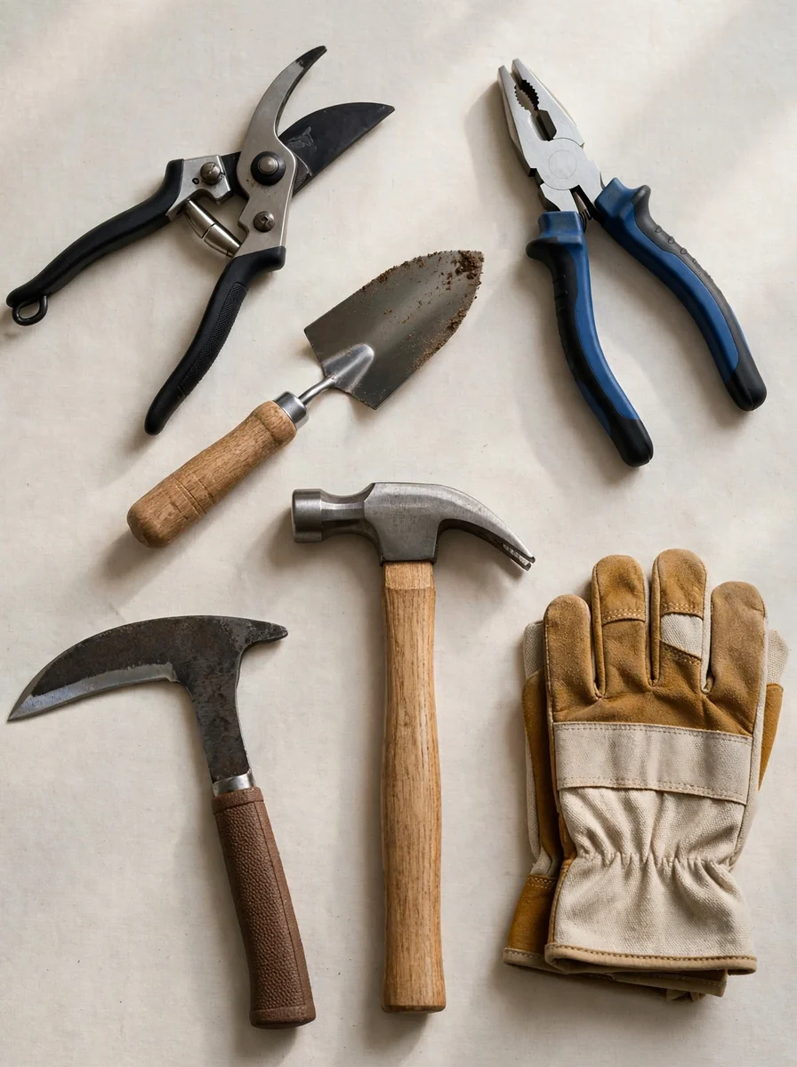 Herramientas de mano para el campo