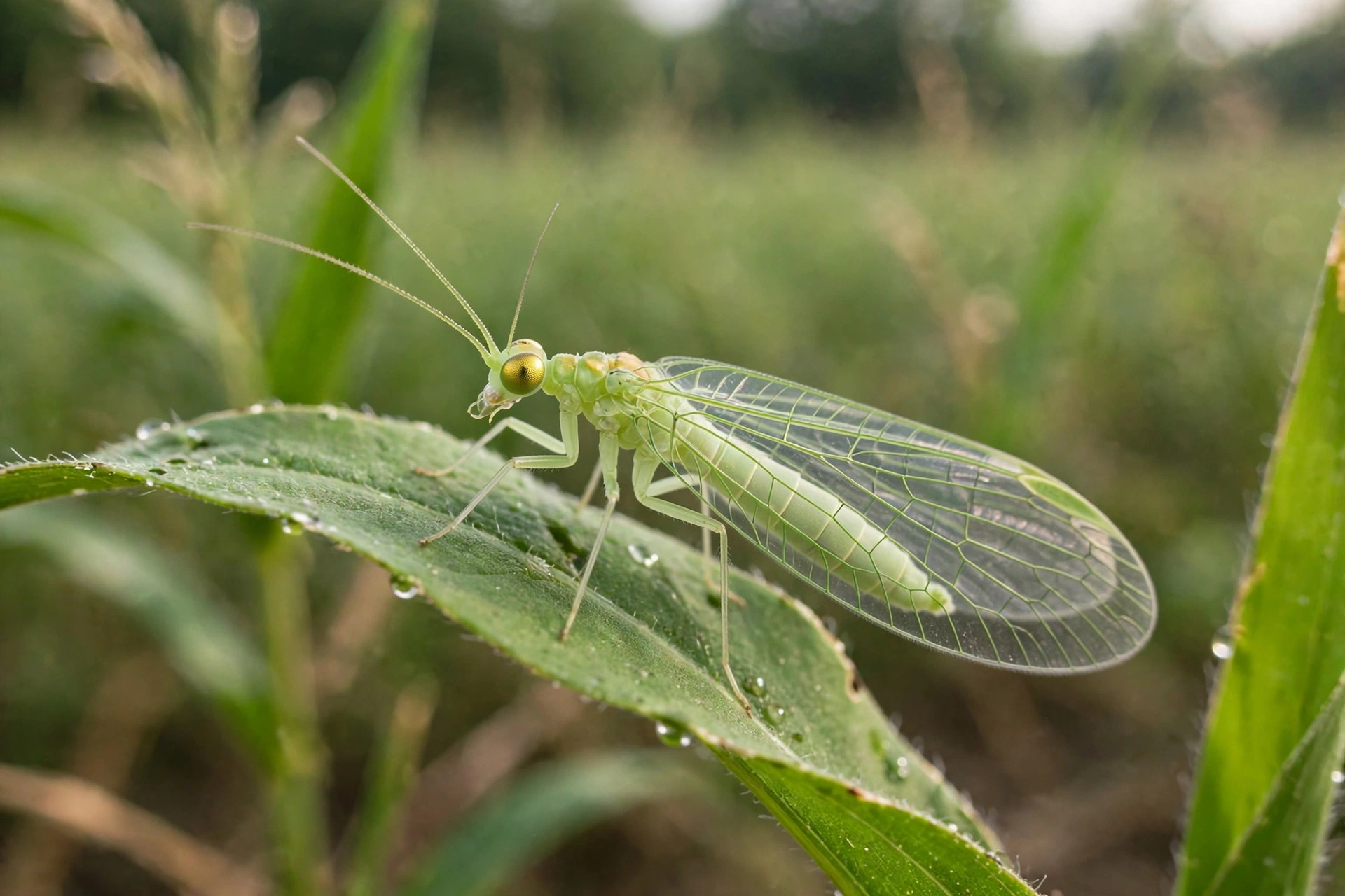 Chrysoperla carnea - Insecto benéfico depredador