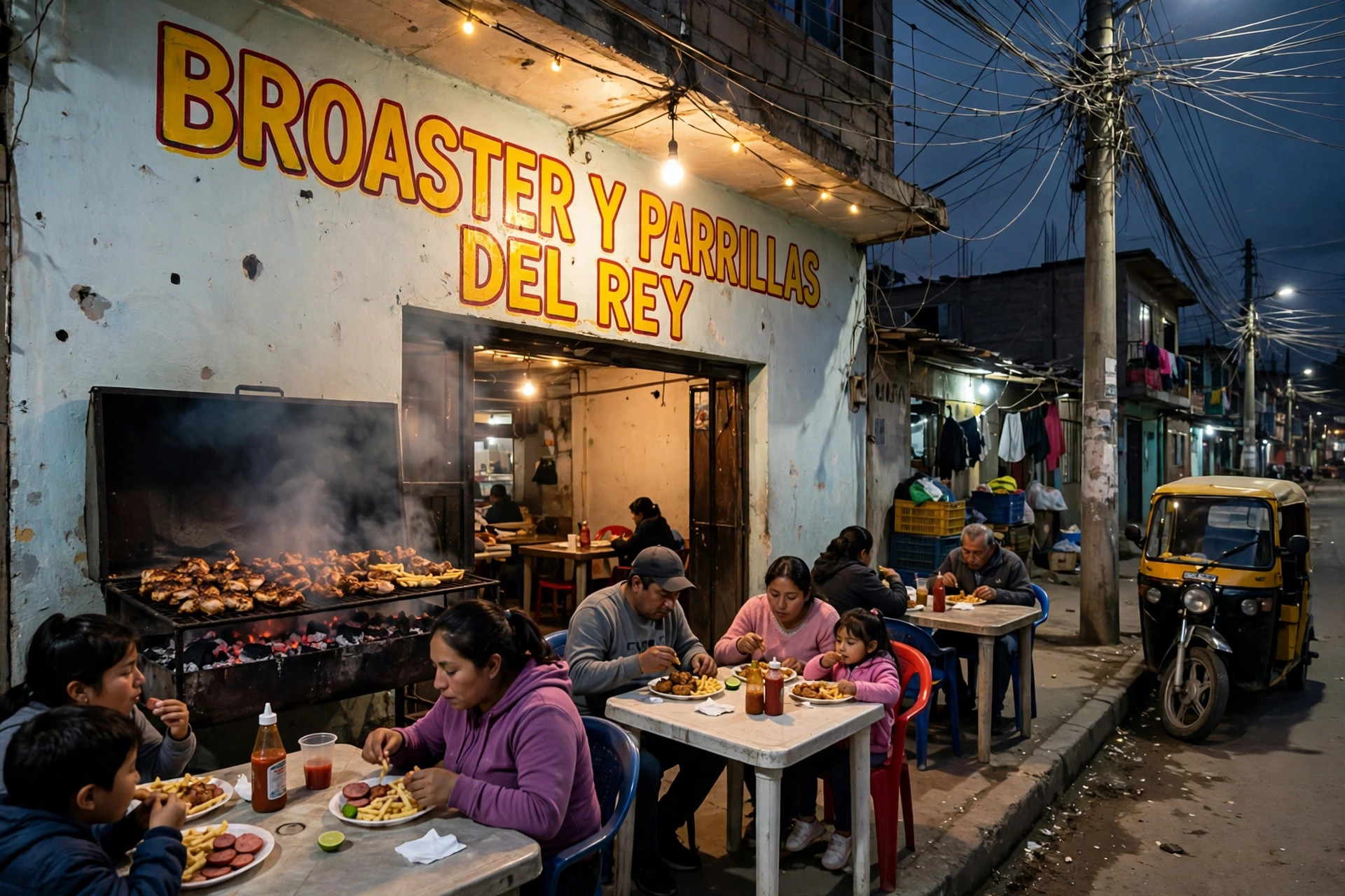 Broaster y parrillas del Rey