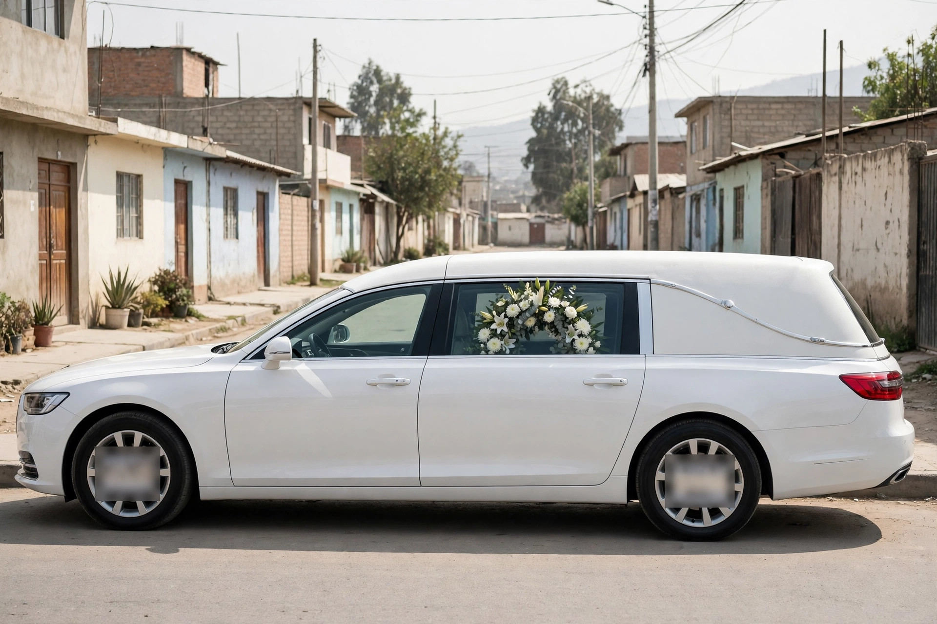 Carroza fúnebre y movilidad para acompañantes