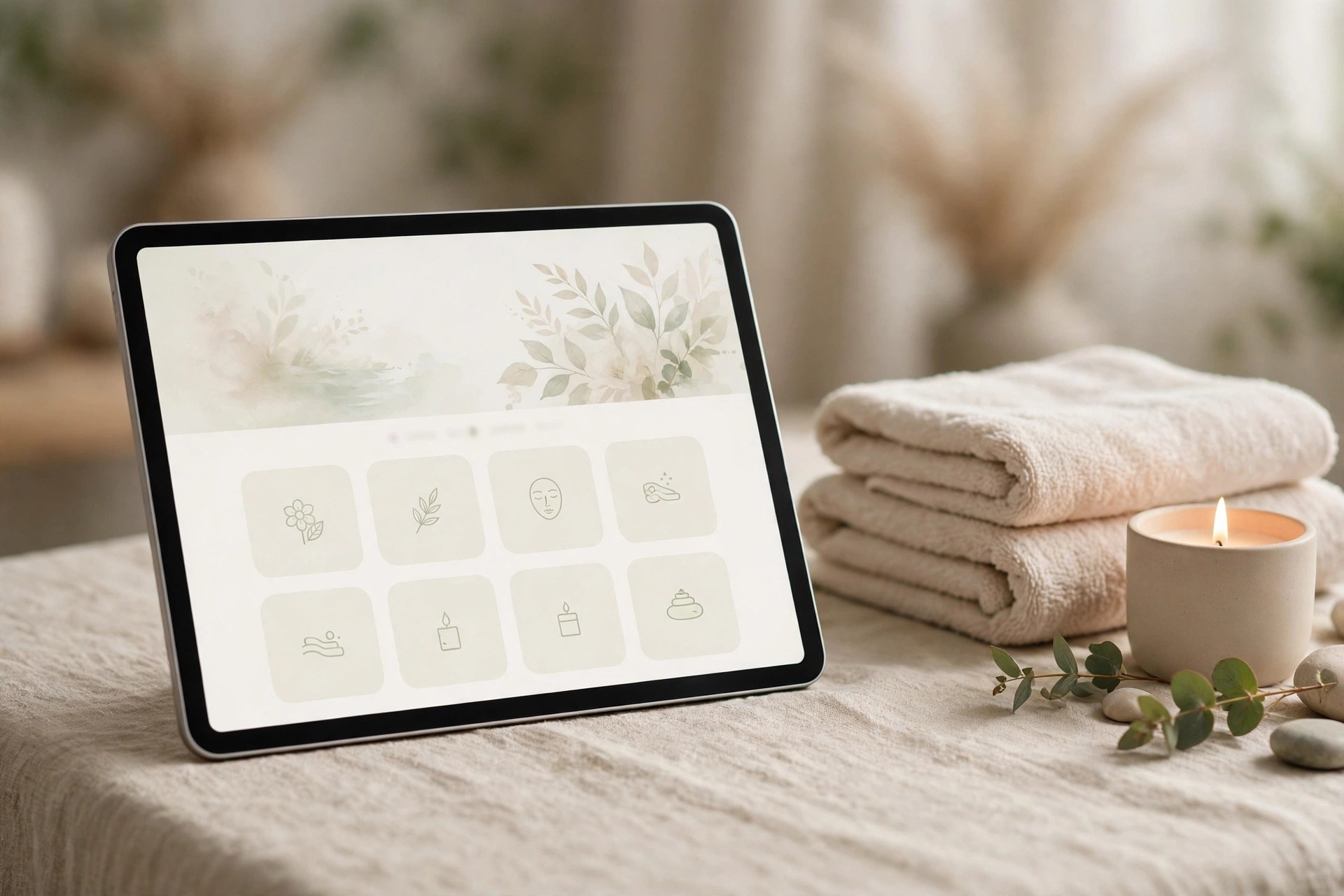 Plantilla web para spa y salón de belleza