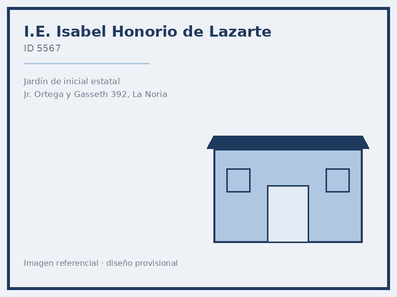 I.E N° 253 Isabel Honorio de Lazarte